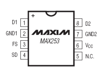 MAX253CPA