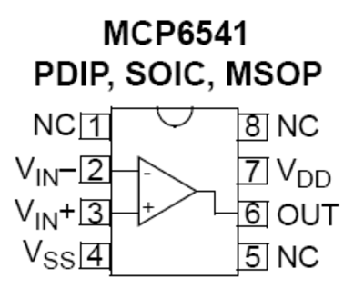 MCP6541-I/SN